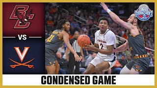 Boston College vs. Virginia Condensed Game | 2024 ACC Men’s Basketball Tournamen
