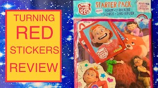 Panini Disney Pixar Turning Red Sticker Starter Pack 2022  (Reviewed )