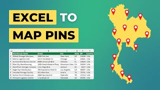 Create A Custom Google Map With Pins From Excel Address List Drop Multiple Pins On Google Maps
