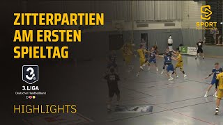 Die Highlights des 1. Spieltags - 3. Handball-Liga Männer | Saison 2023/24 | SDTV Handball