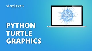Python Turtle Graphics | Python Turtle COVID VIRUS Simulation | #Shorts | Simplilearn