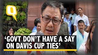 Govt Won’t Have Say on India Playing Davis Cup in Pakistan: Kiren Rijiju | The Quint
