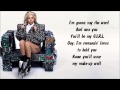 Lady Gaga - G.U.Y Karaoke / Instrumental with lyrics on screen