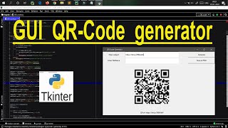 How to generate QR code using Python and Tkinter GUI | Learn Overflow