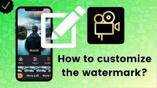 How to customize the watermark on Film Maker Pro?