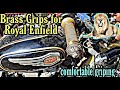 Brass grip for royal Enfield  350.