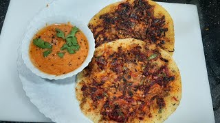 Masala Uttapam(માત્ર પંદર મિનિટ મા તૈયાર મસાલેદાર વેજ રવા ઉતપમ)