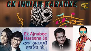Ek Ajnabee Haseena Se Karaoke With Scrolling Lyrics in Hindi & English | | Ek Ajnabee Haseena Se