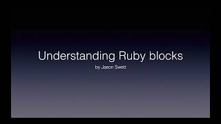 Understanding Ruby blocks