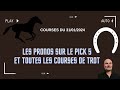 Pronostics sur le pick5 et les courses de trot du 31/01/2024