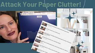 🏠 Do You Have Piles of PAPER CLUTTER? What you need to know to declutter & organize papers for good!