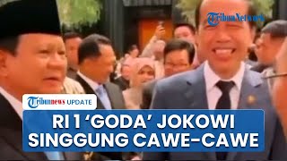 Kelakar Presiden Prabowo saat Bertemu Jokowi di Acara Kondangan, Tertawa Terbahak Singgung Cawe-cawe