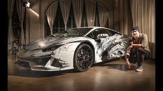 Lamborghini Huracan EVO #LLA12874 Minotauro Art Car by artist Paolo Troilo