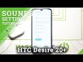 How to Find Sound Settings in HTC Desire 20+ - Customize Sounds