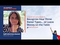 Episode 49: Recognize Your Three Donor Types or Leave Money on the Table, with Sybil Ackerman-Munson