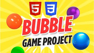 Bubble Game with HTML, CSS & JavaScript | HTML, CSS, JavaScript | Beginner Friendly Explanation