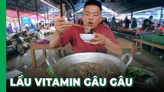 Hải SAPA TV XƠI NỒI LẨU VITAMIN GÂU GÂU ngon nhứt nách tại chợ phiên Sín Chéng - Chợ phiên Tây Bắc