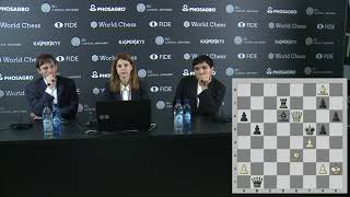 Round 2. Press conference with Grischuk and So