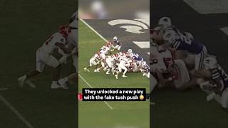 Insane FAKE tush push 🏈 #collegefootbal #football #shorts