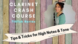 General Tips \u0026 Tricks for High Notes \u0026 Tone | how to get a nice sound on clarinet #clarinet #sound