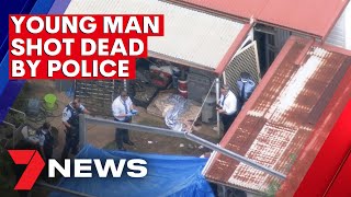 Sydney man, 20, shot dead by police in St Marys after grabbing officer's gun | 7NEWS