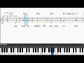 I'll See You In My Dreams by Isham Jones - Easy piano tutorials with leadsheet and chords