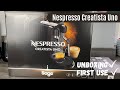 Nespresso Creatista Uno UNBOXING and FIRST USE | Nespresso Machine Reviews and Unboxings