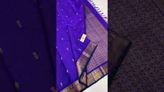 Violet Colour 💜 Traditional Kanchipuram silk saree Rs.13200 #shorts #short #viral #trending