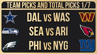 FREE NFL Picks Today 1/7/24 NFL Week 18 Picks and Predictions