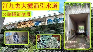 汀九去大欖涌引水道 公路隧道塗畫 | 非一般行山路線 | #12 (1/6)