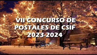 VII concurso de postales organizado por CSIF. Curso 2023/2024