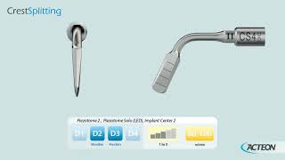 TUTORIAL Crest Splitting 3D 2023 - Surgery tips - Equipment - Acteon Group