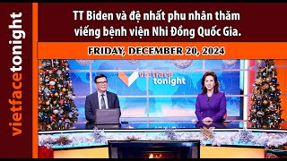 VF Tonight | TT Biden và đệ nhất phu nhân thăm viếng bệnh viện Nhi Đồng Quốc Gia. | 12/20/24