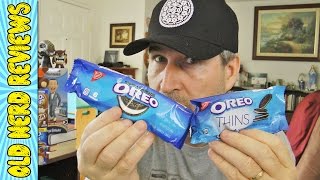 TASTE TEST: Regular Oreo Cookies Vs Oreo Thins! 🍪