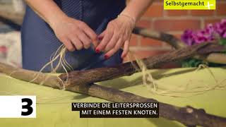 Die selbstgebaute Dekoleiter