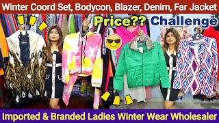 Imported \u0026 Branded Winter Coord Set, Far Jacket, Blazer, Hoodie, Coat, Bodycon Wholesaler in Kolkata