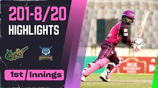 Dhaka VS Sylhet BPL 2023 1st Innings Highlights | Dhaka Dominators VS Sylhet Strikers Highlights