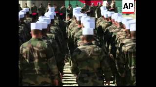 Members of French Foreign Legion mark Armistice Day