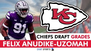 Kansas City Chiefs Draft Grades Ft. Felix Anudike-Uzomah In Round 1 + NFL Draft Day 2 Targets