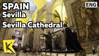 【K】Spain Travel-Sevilla[스페인 여행-세비야]이슬람 흔적이 섞인 세비야대성당/Andalucia/SevillaCathedral/Columbus/Tomb/Unesco