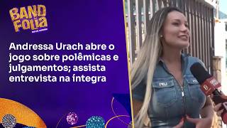 Andressa Urach opens up about controversies and judgments; watch the full interview.