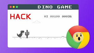Google Dinosaur Game HACK (1 line Javascript code in Console)