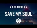 Afroki - Save My Soul feat. Jordan Grace (Lyrics) | 8D Audio 🎧