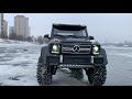 rc car 6x6 vs ice snow and sand traxxas trx6 mercedes benz g 63 amg