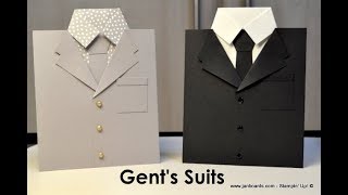 No.391 - Gent's Suits - UK Stampin' Up! Independent Demonstrator