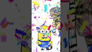 MINIONS with GRU Drawing and Coloring step by step | Subscribe for more #minions #howtodraw