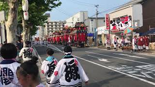 平成29年中津祇園 朝車堀川町やりどり