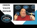 Pressure Washer Check Valve Replacement Repair Instruction