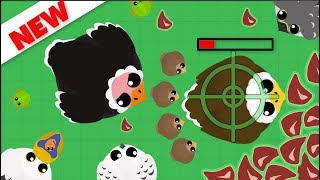 Mope.io UPDATE // BABY OSTRICH KILLING EAGLE // 4 NEWS BIRDS AND FROGS
