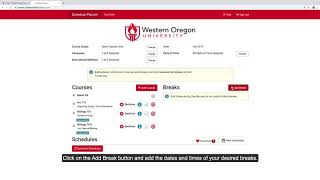How to Use College Scheduler - WOU's Schedule Planning Tool